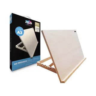 Zieler®, Anpassbare Tisch-Staffelei Ideal Für Präsentation, Malen, Basteln, Kalligraphie, Skizzieren, Zeichnen Und Planen, Aus Buchenholz, 5