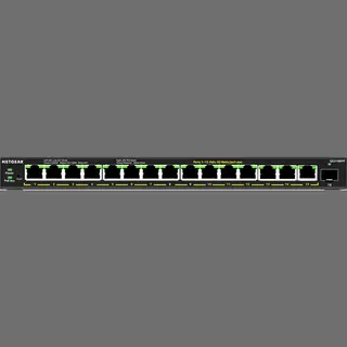 Netgear 16-Port High-Power PoE+ Gigabit Ethernet Plus Switch (231W) with 1 Sfp port (GS316EPP) Managed Gigabit Ethernet (10/100/1000) Power over Ethernet (PoE) Black