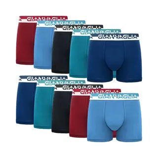 Gianvaglia Boxershort Heren | 10 Pack | Katoen | Maat Xl | Mix Kleur | Ondergoed Heren | Onderbroeken Heren