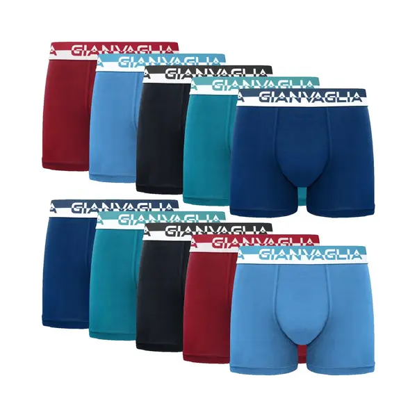 Gianvaglia Boxershort Heren | 10 Pack | Katoen | Maat Xl | Mix Kleur | Ondergoed Heren | Onderbroeken Heren thumbnail