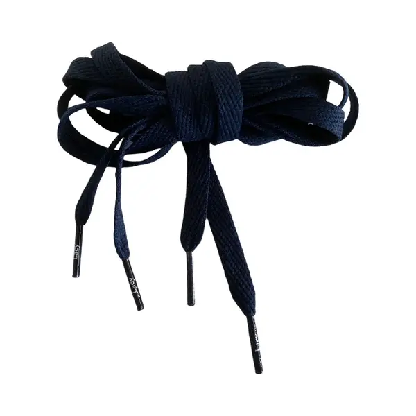 Schoenveter-Plat -Donker Blauw - 110cm Lang X 10 Mm Breed thumbnail