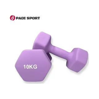 Padisport - Dumbells 10 Kg - Halter - Gewichten Set Halters - Gewichten 10 Kg - Paars - Gewichten - Dumbells - Halters - Gewichtjes 10 Kg
