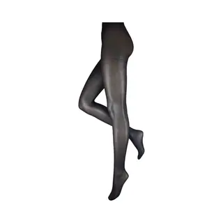 Panty - Klassiek - 30 Den - Half Doorzichtig - Zwart - Maat Xl (48-50)