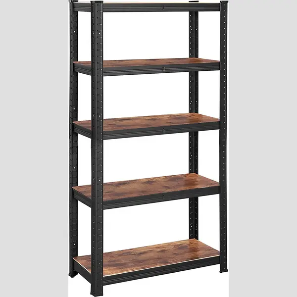 Trend24 - Stellingkast - Opbergrek - Metaal - 650 Kg Draagkracht - Verstelbaar - 150 X 75 X 30 Cm - Zwart thumbnail
