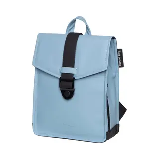 Bold Banana Envelope Mini Rugzak - Compact - Vegan - Waterdicht - Tabletvak - Dames - School - Werk - Dagje Stad - Rugtas - Dagje Weg - Lichtblauw