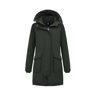 Matogla Winterjas Dames - Dames Jas - Lange Winterjas Dames - Winterjas Dames Volwassen - Winterjas Dames Gewatteerd - Slim Fit Model - 2728 - Groene Jas