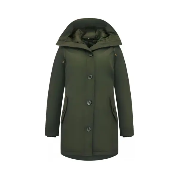 Matogla Dames Jassen Gewatteerde - Dames Winterjassen Lang - 505 - Groene Jas Dames thumbnail