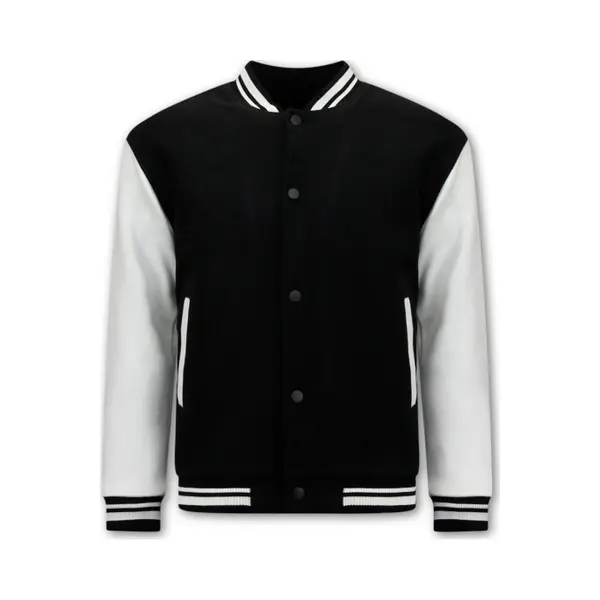 Enos Baseball Jacket Classic - Zwart thumbnail