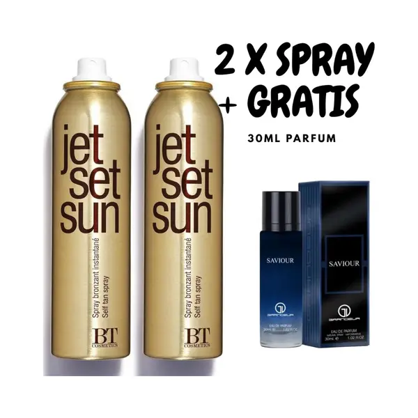 Bt Cosmetics Jet Set Sun Instant Bronzer 2 X 150ml + Grandeur Eau De Parfum 30ml – Zelfbruiner Spray – Tanning Mist – Bruiningsspray Voor Lichaam thumbnail