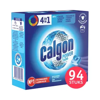 Calgon - 4-in-1 - PowerTabs - Wasmachinereiniger En Antikalk - 94 Stuks