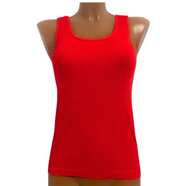 Donex 2 Pack Top Kwaliteit Dames Hemd - 100% Katoen - Rood - Maat Xl thumbnail