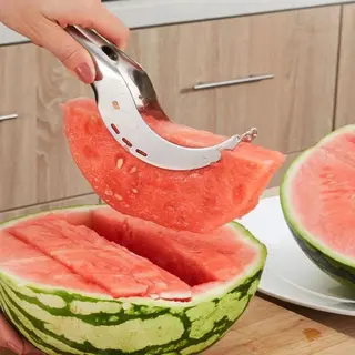 Rvs Windmolen Watermeloen Snijder - Handig Gereedschap Voor Het Snijden Van Salade En Fruit - Watermeloen Graver - Keuken Accessoires En Gadgets