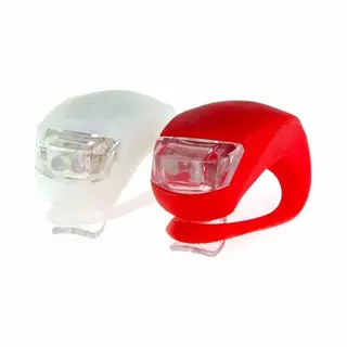 Fietslampjes Led - Set Wit En Rood - Waterdicht - Inclusief Batterijen