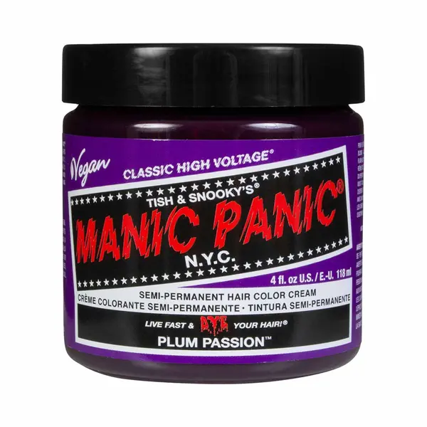 Manic Panic Semi-Permanent Hair Color Cream Plum Passion thumbnail