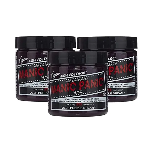 Manic Panic Semi Permanente Haarverf Deep Purple Dream Classic Paars thumbnail