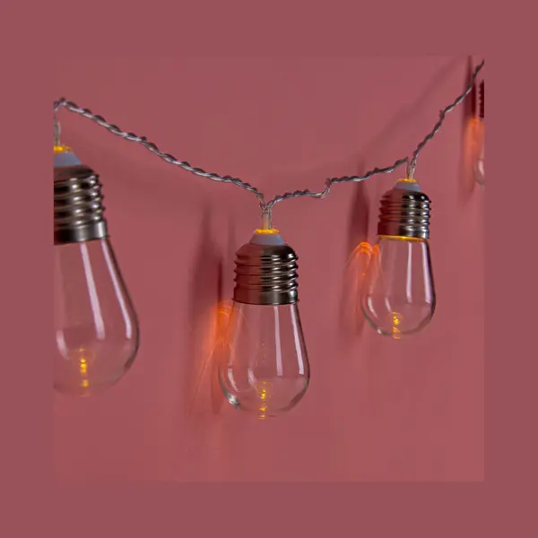 Kikkerland, Feeënlichtjes, Edison Lamp String Lights (2 m) thumbnail