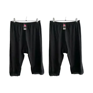 Dames 2-pack Boxershort - Onderbroek Hoge Taille Lange Pijpjes Met Kant Xl Zwart