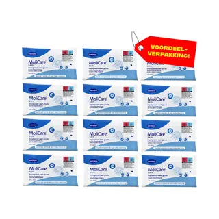 Molicare Skin Washandjes - 12x8 Stuks Voordeelverpakking