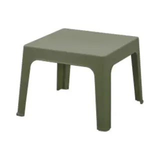 Leitmotiv - Bijzettafel Recreo - Groen - 49, 5x49, 5x40 Cm