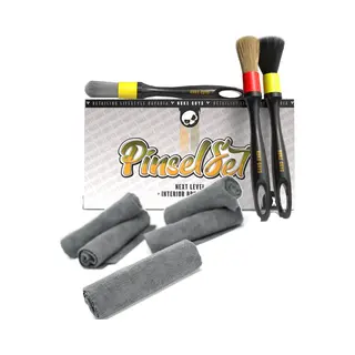 Nuke-Guys Detailkwast Kwast Set Met 5 Poets Doekjes!
