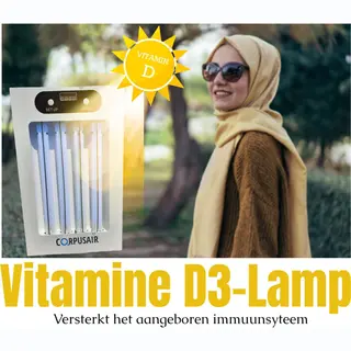 Vitamine D3 Lamp Voor Thuis – Ondersteunt Vitamine-D-aanmaak | Uvb 311 Nm (Philips Tl/01) | Ce-gecertificeerd | Corpusair