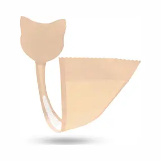 Invisible Zelfklevende Strapless Panty Voor Hoog Gespleten Kleding - Beige - Eén Maat - Grote Maten - Comfortabel En Onzichtbaar