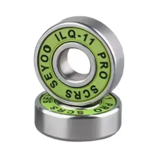 Seyoo 2 Stuks Groene Ilq-11 Pro Kogellagers Voor Skates, Longboards, Skateboards, Fidget Spinners, Rollators Etc. 8x22x7mm - Hoogwaardige Lagers Voor