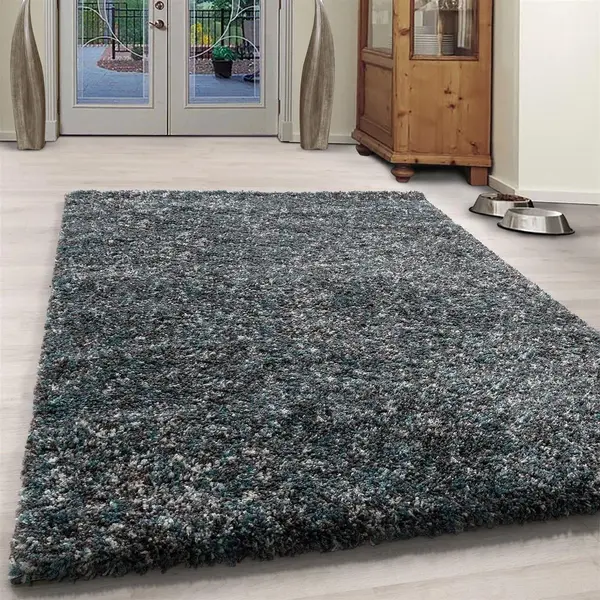 Flycarpets Lorium Vloerkleed - 200x290 Cm - Blauw/Grijs/Cream - Hoogpolig thumbnail