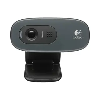 Logitech Hd C270 webcam 3 Mp 1280 x 720 Pixels Usb 2.0 Zwart, Grijs