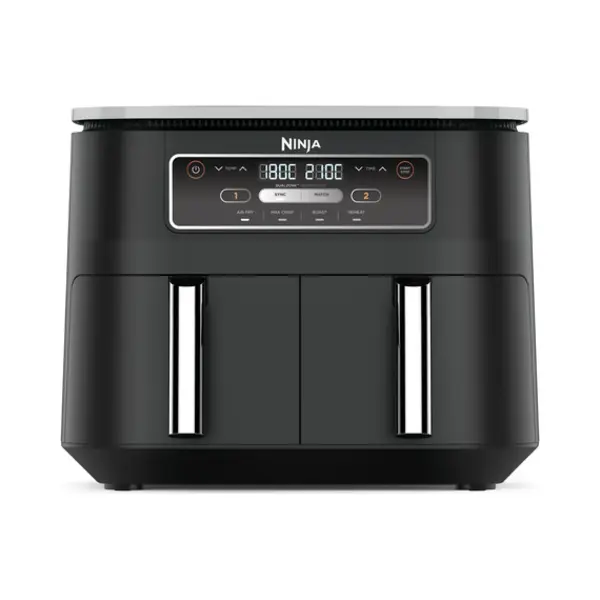 Ninja AF200EU friteuse Dubbel 7,6 l Vrijstaand 2400 W Heteluchtfriteuse Zwart thumbnail