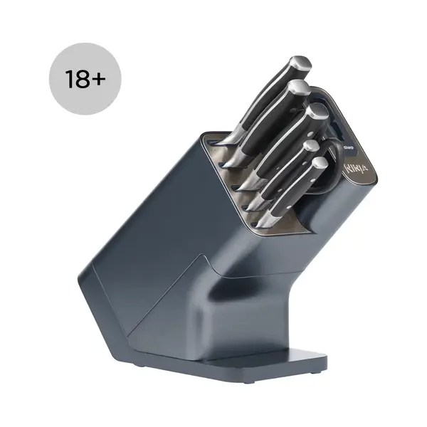 Ninja Foodi StaySharp Knife Block Integrated Sharpener 6-Piece Set Cyber Space K32006UKCYD Refurbished thumbnail