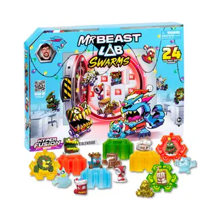 Moose Toys MrBeast Lab Swarms Hyper Fusion Serie - Advent Kalender