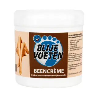 Blije Voeten Beencrème - Droge Benen - Stimuleert De Bloedsomloop - Kuitkrampen - Spatader Creme - Onrustige Benen - Ontsierende Aderen Koude Voeten