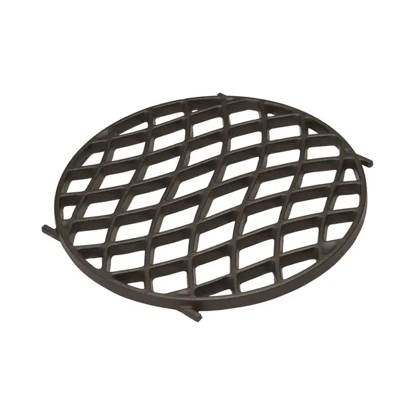 Bbqnovation Gietijzeren Bbq Grillrooster Rond - Sear Grate – Compatibel Met Weber Gbs Systeemrooster – Perfecte Grillstrepen & Warmteverdeling – Ø 30 Cm thumbnail
