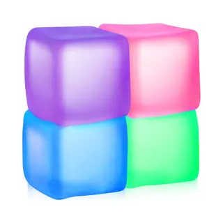 Fidget Toy Stress Cube 4 Pack, Cube Squishies Anxiety Stress Relief With Thick Substance, Fidgets For Classroom, Stress Balls For Adults Kids Children