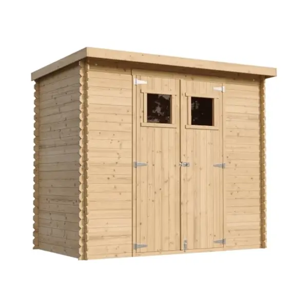 Timbela M310 - Houten Tuinhuis - 2, 63 M² - 142x239xH200 Cm - Zonder Vloer thumbnail
