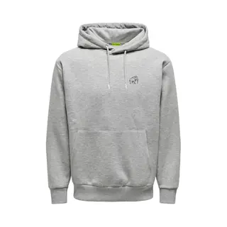 Picontshirt Mammoth Kapuzenpullover Aus 100% Baumwolle, Für Damen Und Herren, Reine Baumwolle, Grau Xl