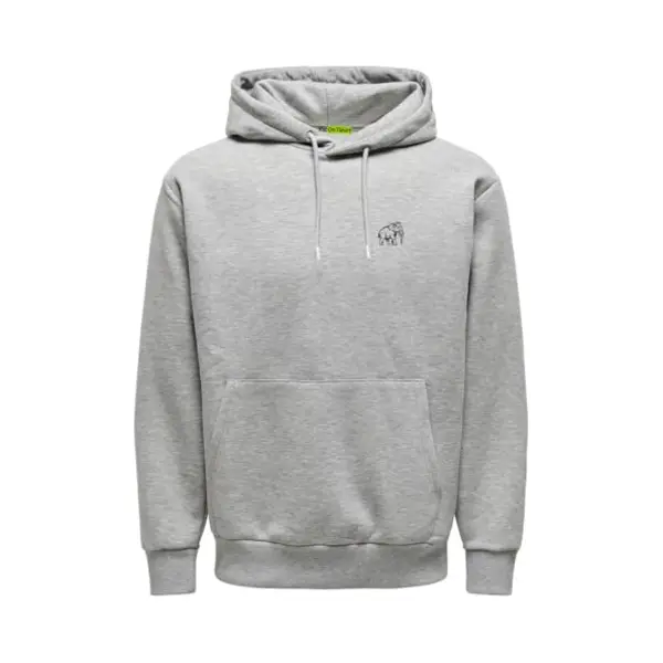 Picontshirt Mammoth Kapuzenpullover Aus 100% Baumwolle, Für Damen Und Herren, Reine Baumwolle, Grau Xl thumbnail