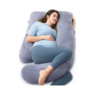 Momcozy, Verpleegkussen, U Shaped Pregnancy Pillow (148 cm)