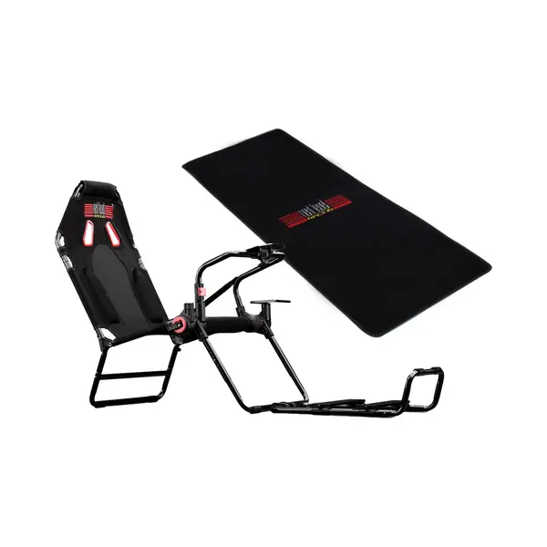 Next Level Racing - Gt Lite Race Stoel + Floor Mat - Zwart thumbnail