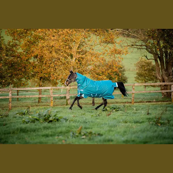 Horseware Deken Amigo Bravo 1200d Plus Met Hals 400gr Groen - 140/191 thumbnail