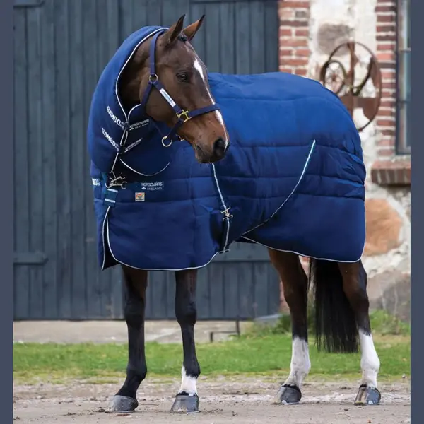 Horseware Rambo Staldeken Plus Rug Met Vari-Layer 145/195/6.6 Navy thumbnail