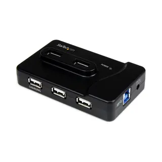 StarTech.com 6 Port Usb 3.0 / 2.0 Hub mit 2A Ladeanschluss - 2x Usb 3.0 und 4x Usb 2.0