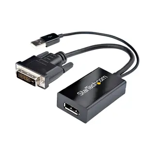 StarTech.com Dvi to DisplayPort Adapter - Usb Power - 1920 x 1200 - Dvi to DisplayPort Converter - Video Adapter - Dvi-D to Dp