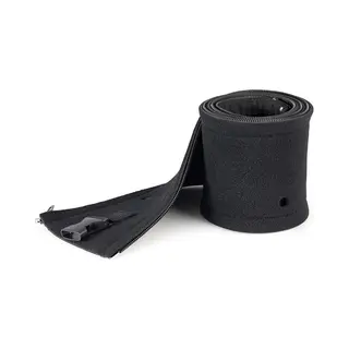 StarTech.com 40" (1m) Neoprene Cable Management Sleeve with Zipper & Buckle - 1.2" (3cm) Diameter - Computer/Pc Power/Network/Av Cord Cover/Manager - Flexible Cable Organizer Wrap - Black