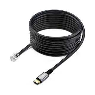 StarTech.com Usb-C naar RJ9 Adapter voor Bureau Handset of Bedrade/Draadloze Koptelefoon, Gebruik bestaande telefoonapparatuur, 1,8m, Voor Laptop/Desktop Computer/Mobiel