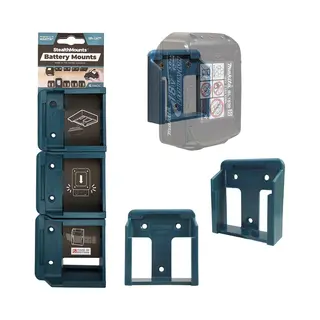 Stealth Mounts 6 Pack Battery Mounts For Makita 18V Lxt Batteries