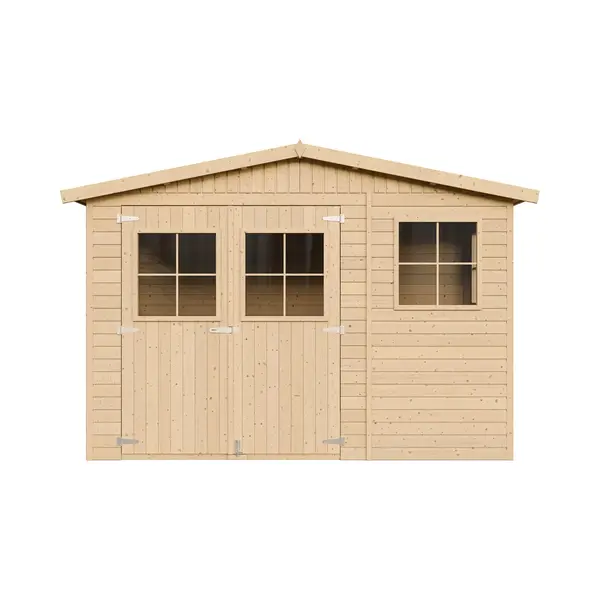 Timbela M334 - Houten Tuinhuis - 6 M² - 216x324xH226 Cm - Zonder Vloer thumbnail