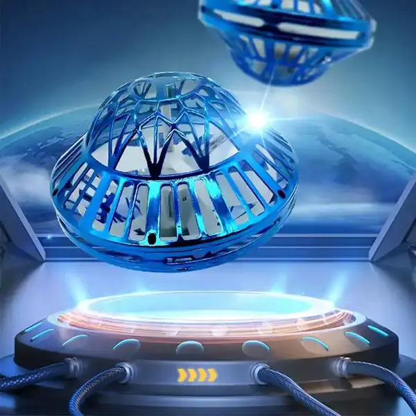 Viatel Flynova - Flyspinner Vliegende Spinner Bal Boemerang Speelgoed 360 ° Roterende Magie Met Led Lichten Drone Hover Ball Stress Release Fidget thumbnail