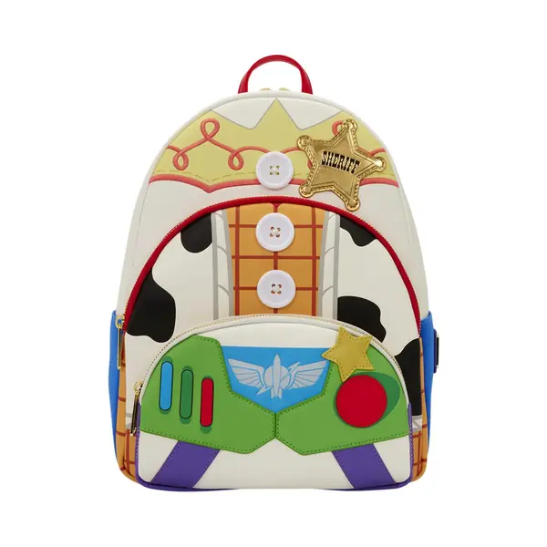 Disney Pixar Loungefly Backpack Toy Story 5 Triple Pocket thumbnail